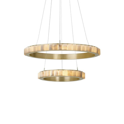 Alabaster Avalon Halo Chandelier