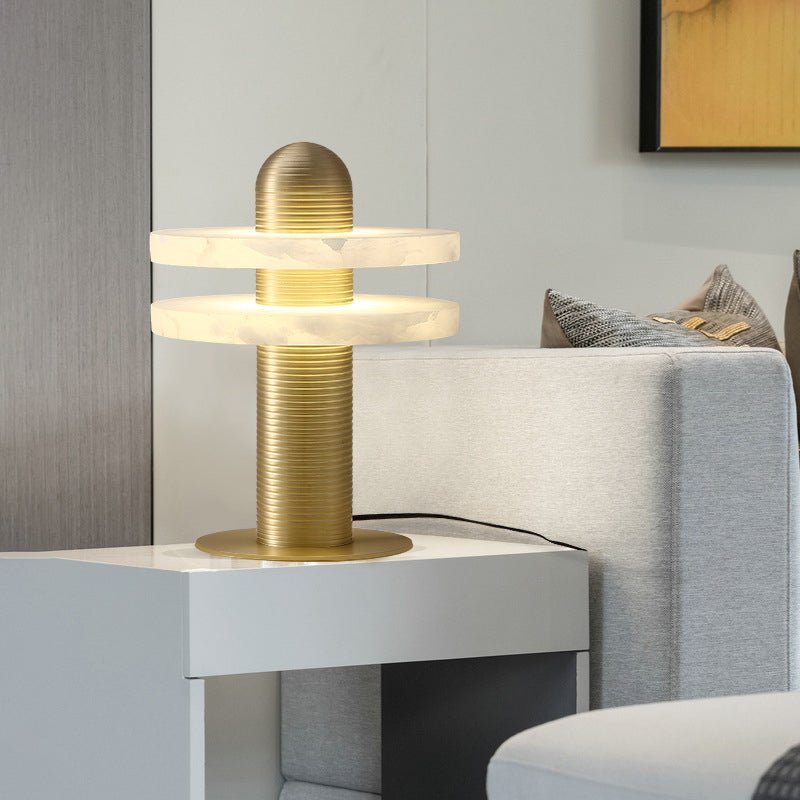 Alabaster Comet Table Lamp