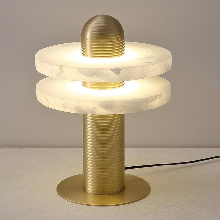 Alabaster Comet Table Lamp