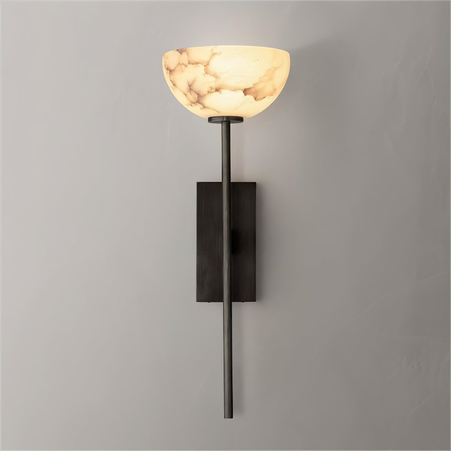 Alabaster Cup Wall Lamp