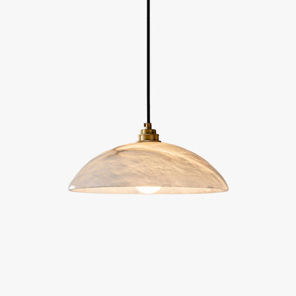 Alabaster Dome Pendant Lamp