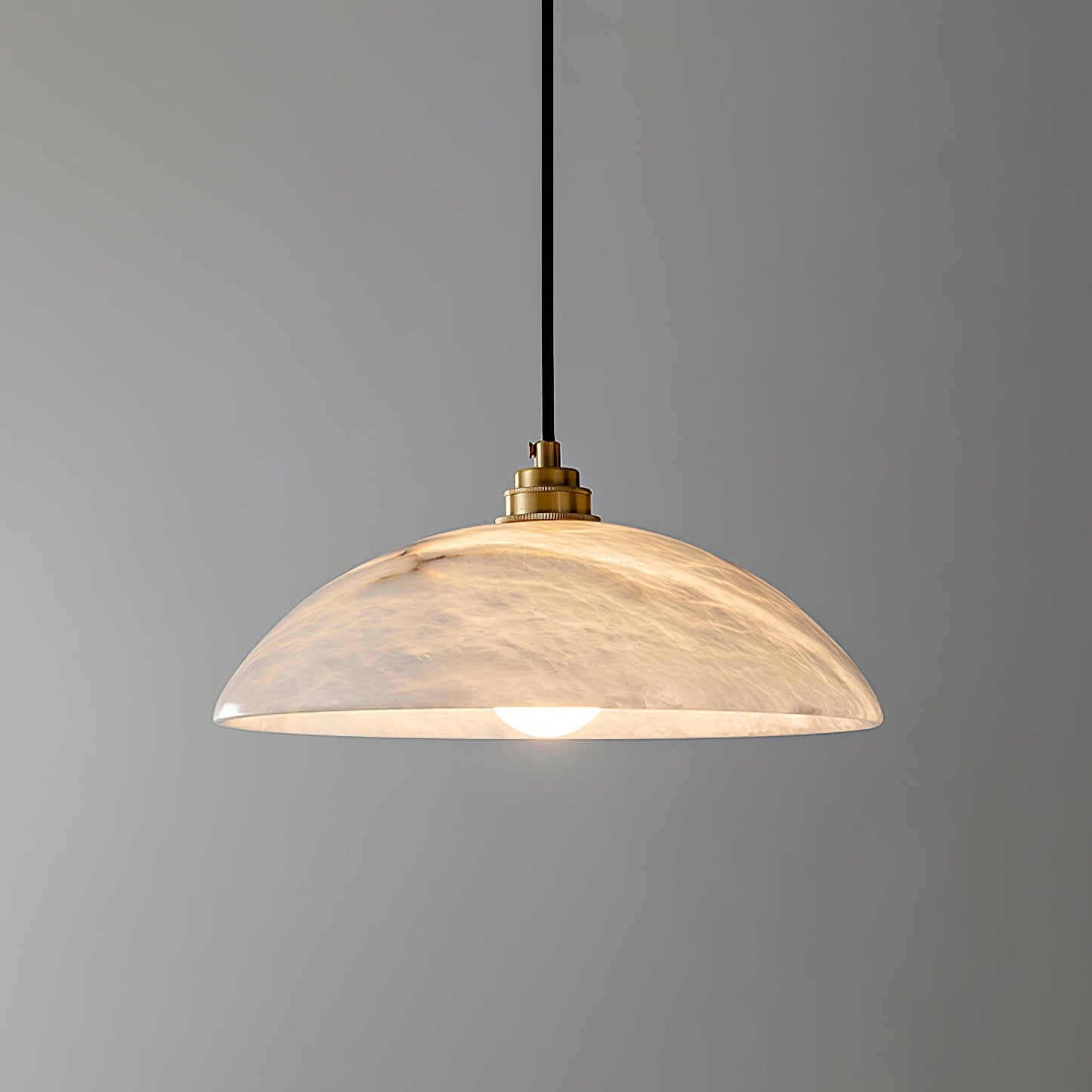 Alabaster Dome Pendant Lamp