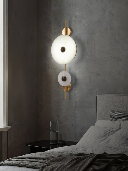 Alabaster Eclipse Wall Light