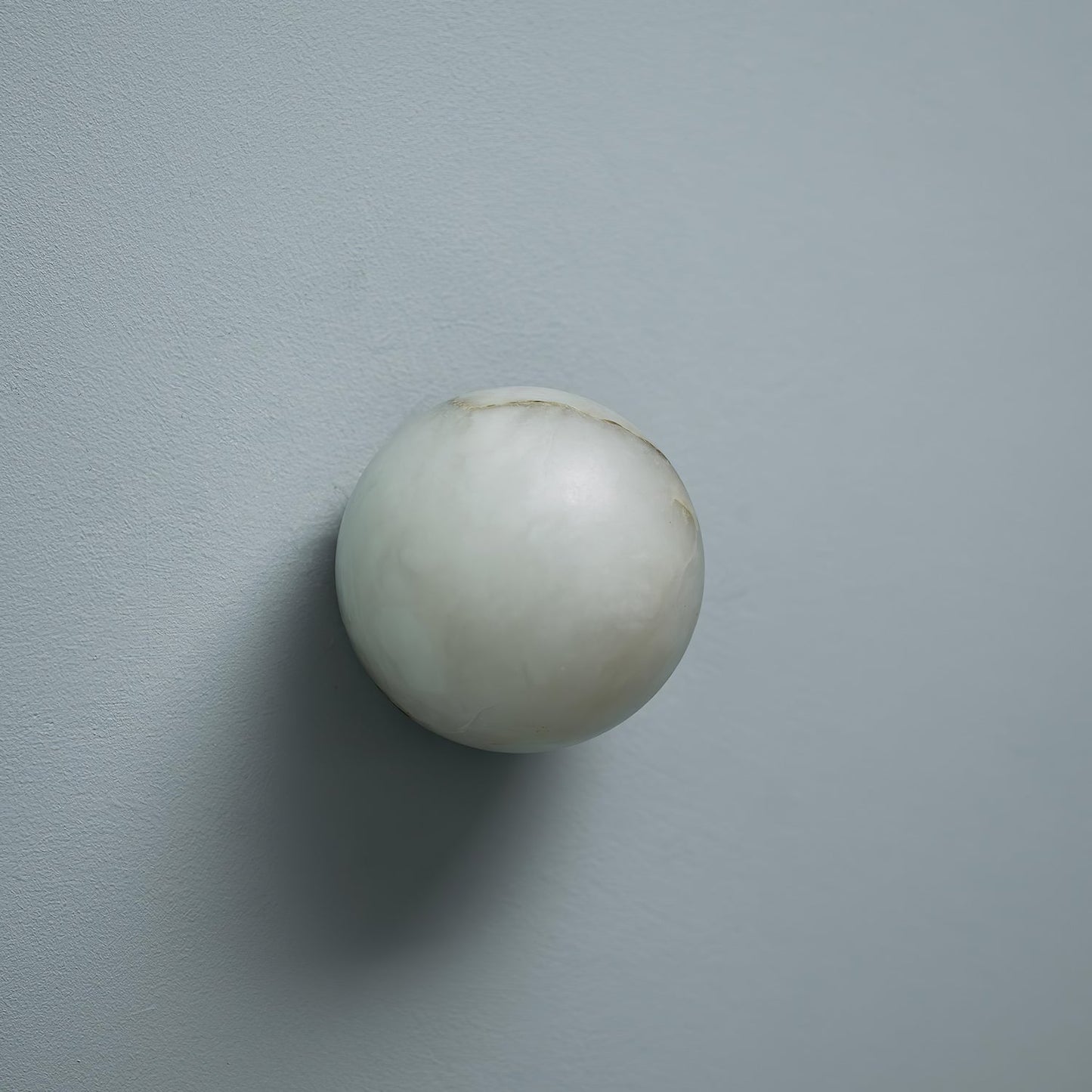 Alabaster Mini Orb Wall Lamp