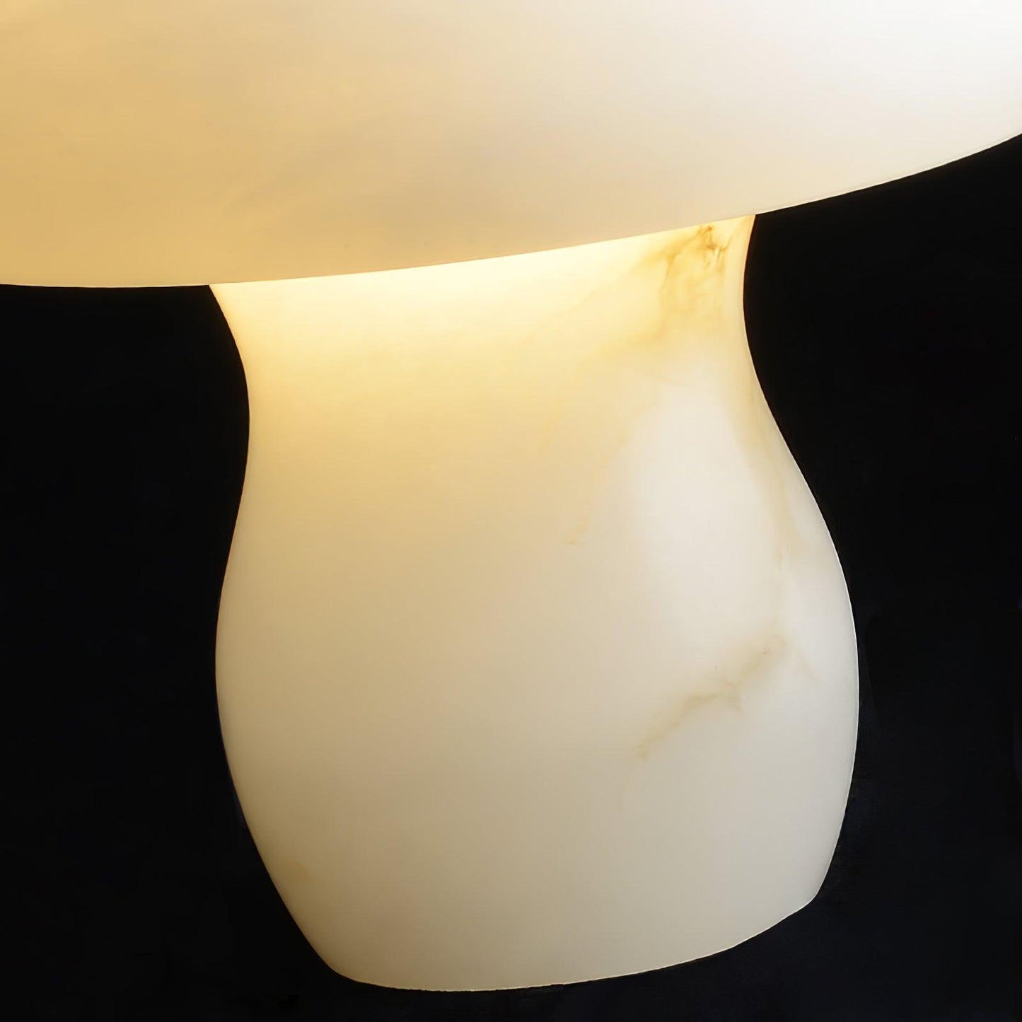 Alabaster Mushroom Table Lamp