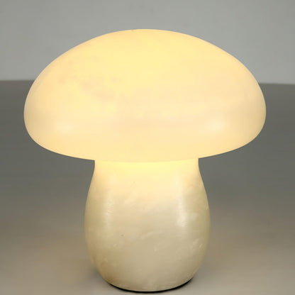 Alabaster Mushroom Table Lamp