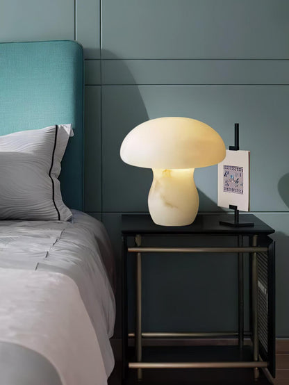 Alabaster Mushroom Table Lamp