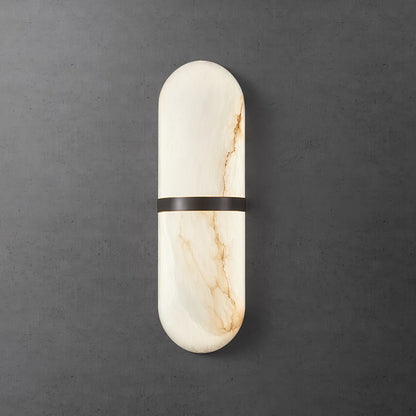 Alabaster Pill Wall Light