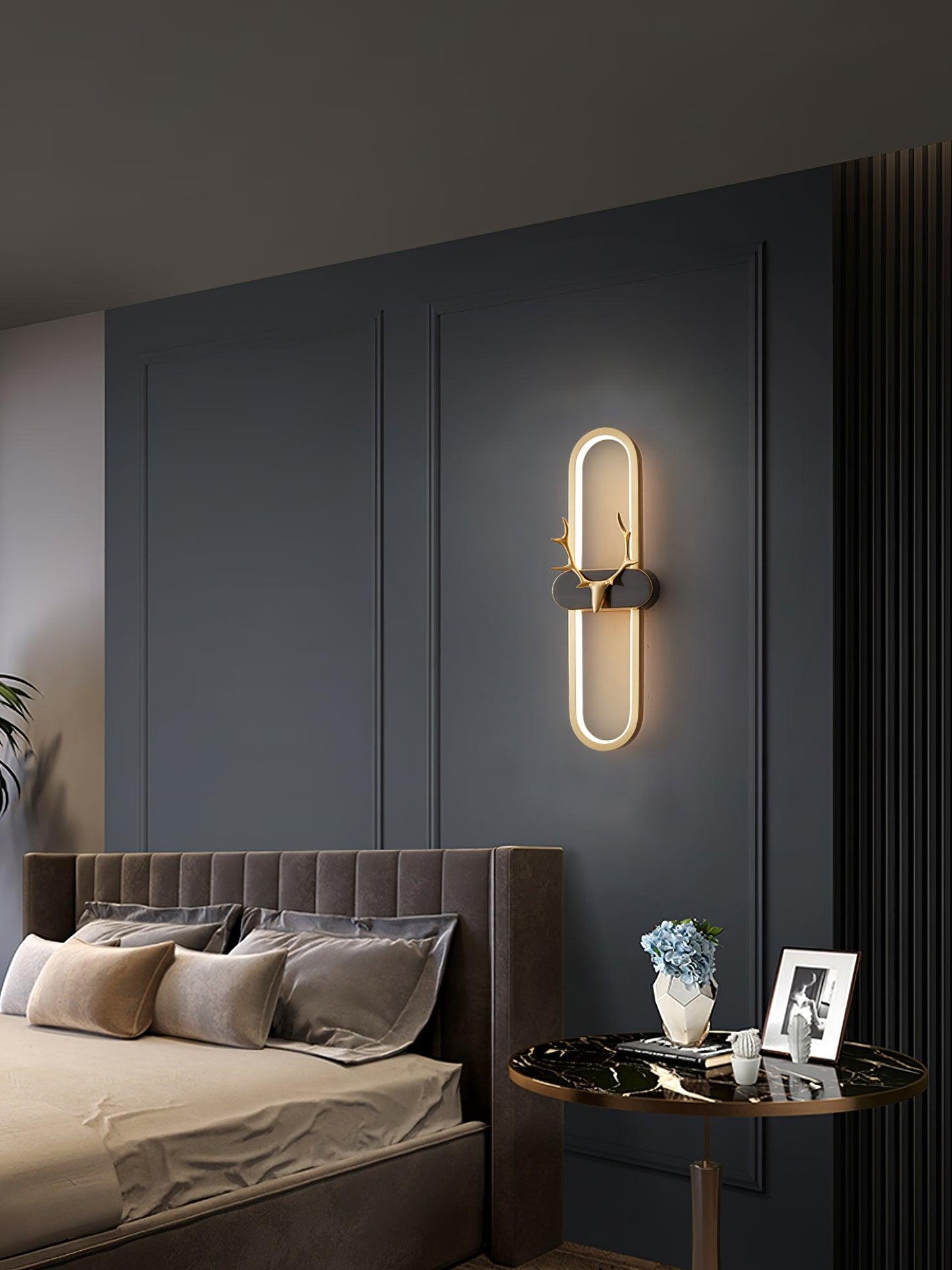 Antlers Halo Wall Lamp