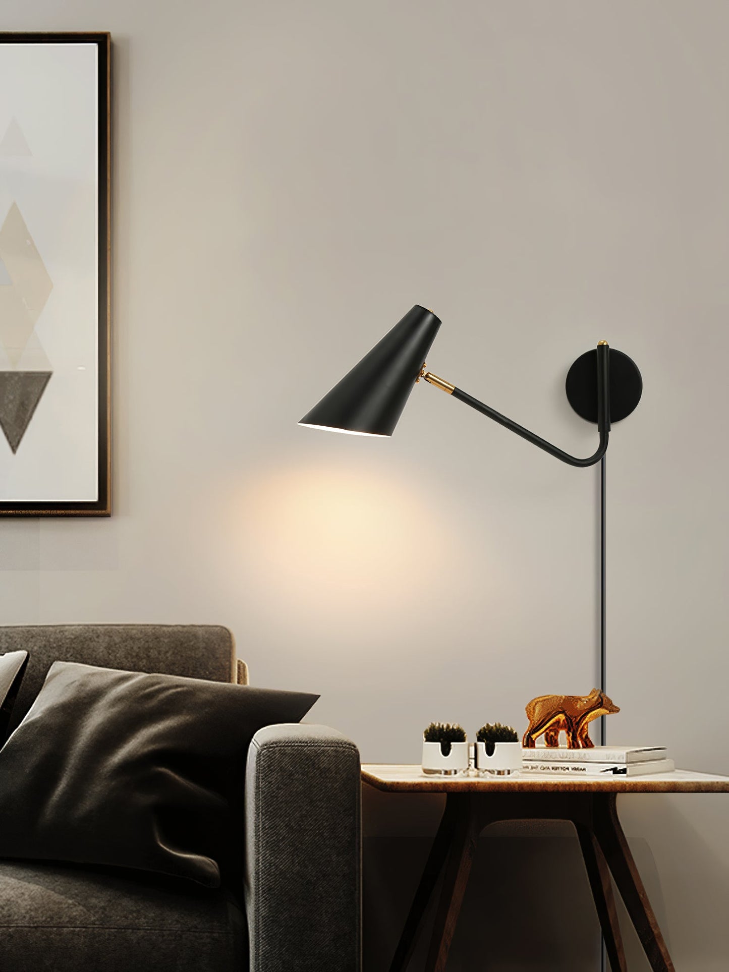 Apex Plug-in Wall Sconce