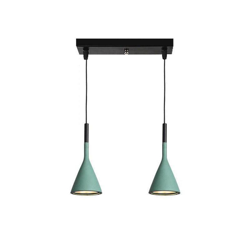 Conical Concrete Pendant Light