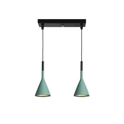 Conical Concrete Pendant Light