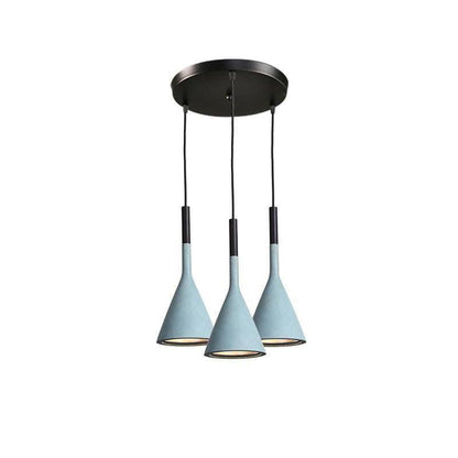 Conical Concrete Pendant Light