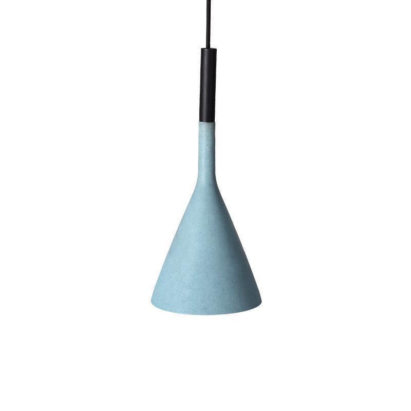 Conical Concrete Pendant Light