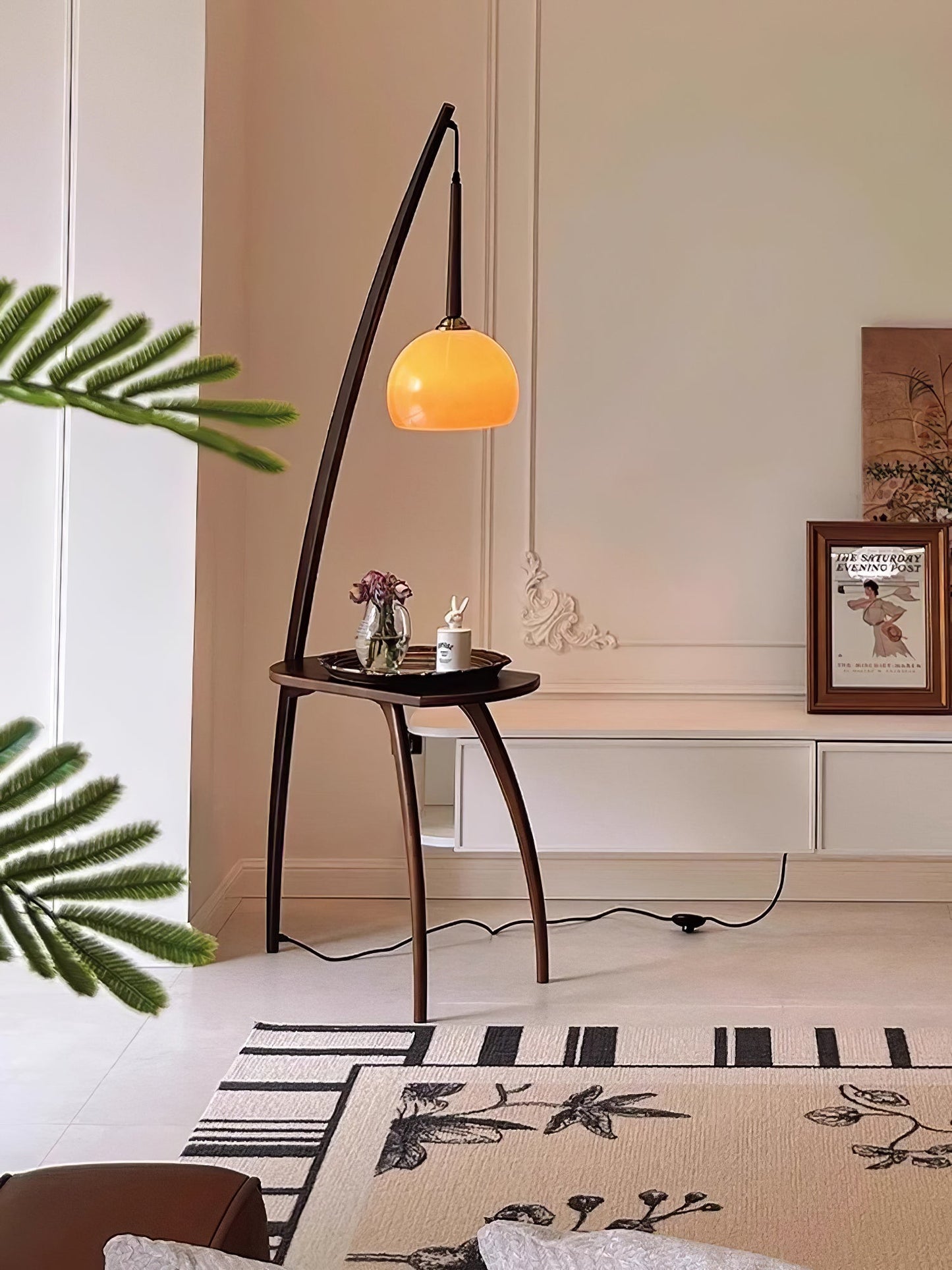 Arc Sphere Floor Lamp