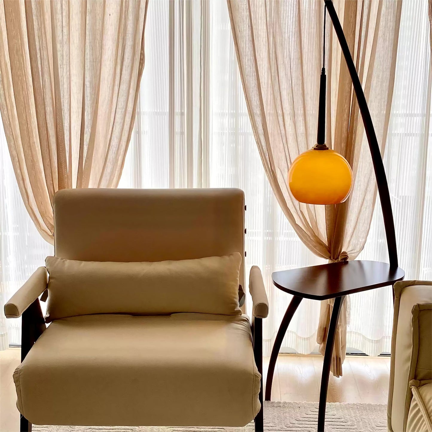 Arc Sphere Floor Lamp