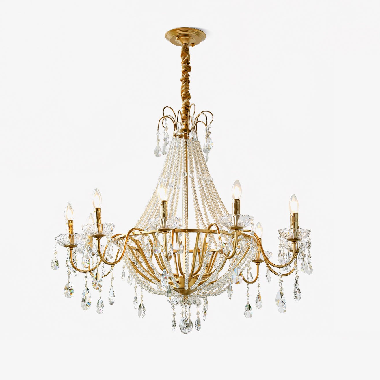 Arcadia Gold Chandelier