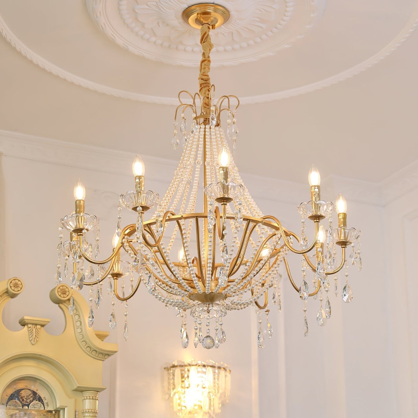 Arcadia Gold Chandelier