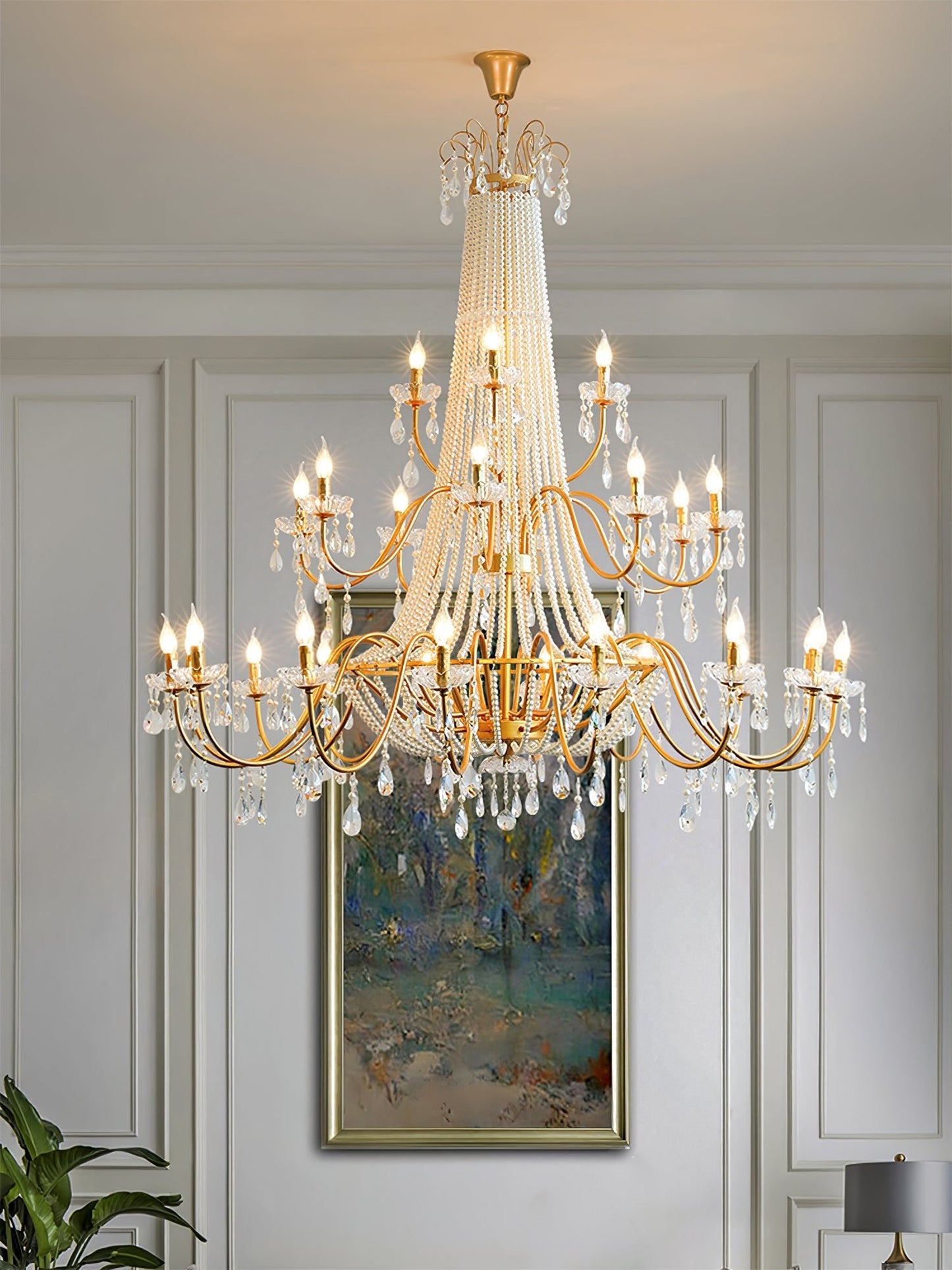 Arcadia Gold Chandelier