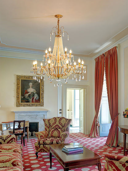 Arcadia Gold Chandelier