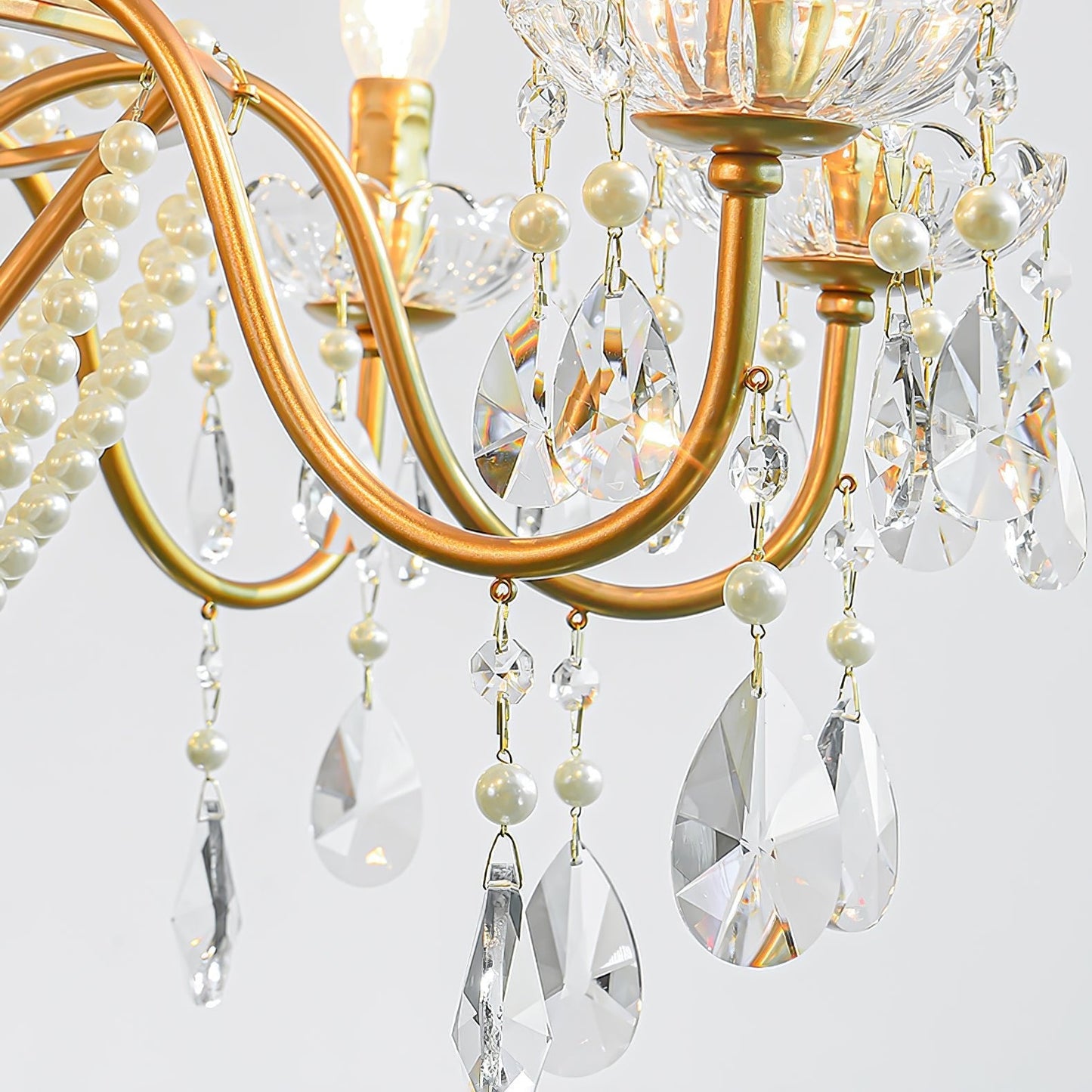 Arcadia Gold Chandelier