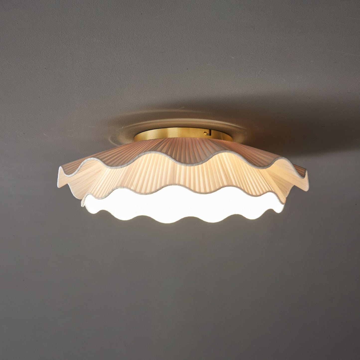Arwen Fabric Wave Ceiling Lamp