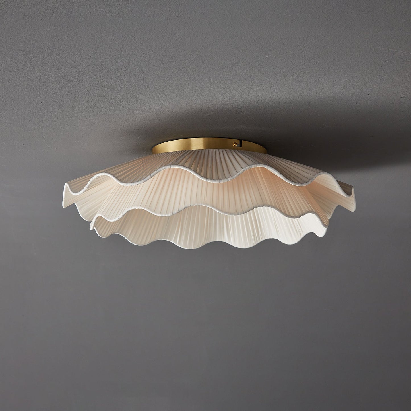 Arwen Fabric Wave Ceiling Lamp