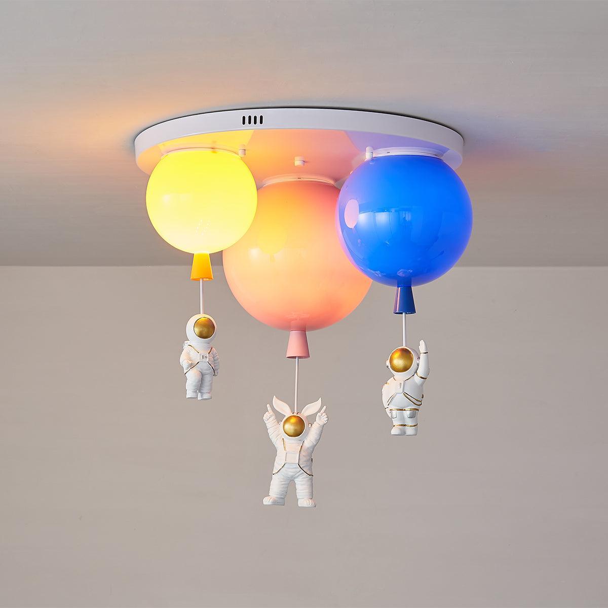 Astronaut glänzende Ballon-Deckenlampe