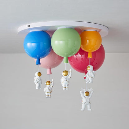 مصباح سقف بالون لامع لرائد الفضاء