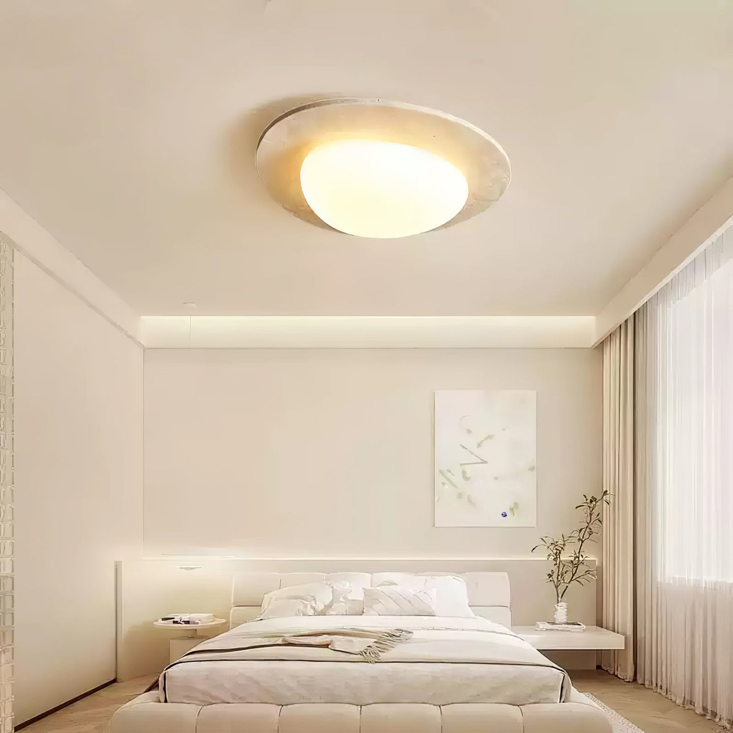 Aurora Stone Ceiling Light