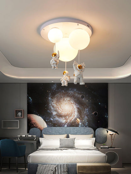 Frosted Balloon Combination Ceiling Lamp