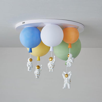 Frosted Balloon Combination Ceiling Lamp