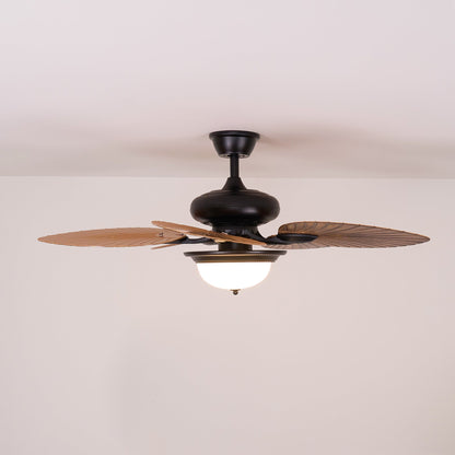 Banana Leaves Ceiling Fan Light