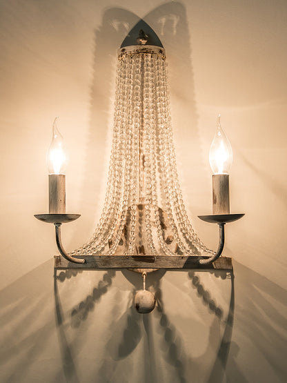 Basket Crystal Wall Lamp