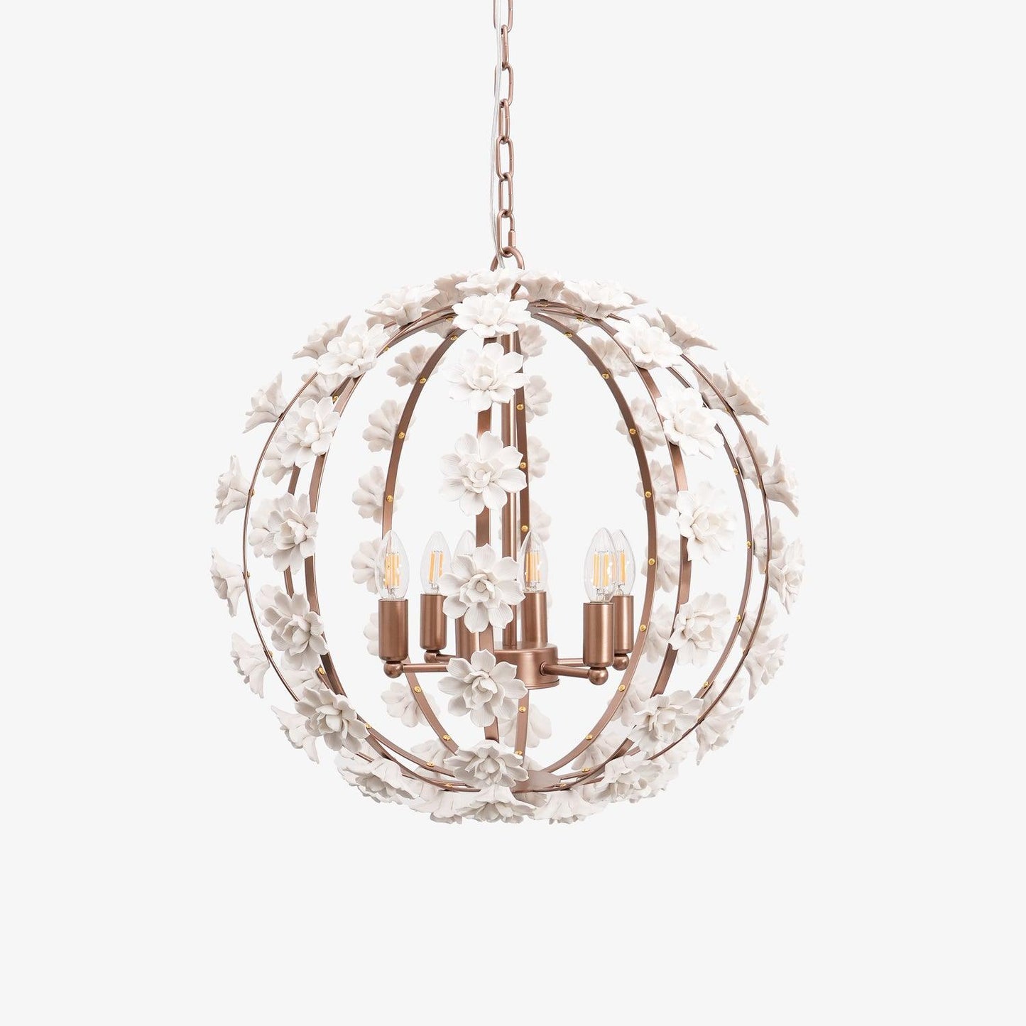 Bianca Floral Orb Chandelier