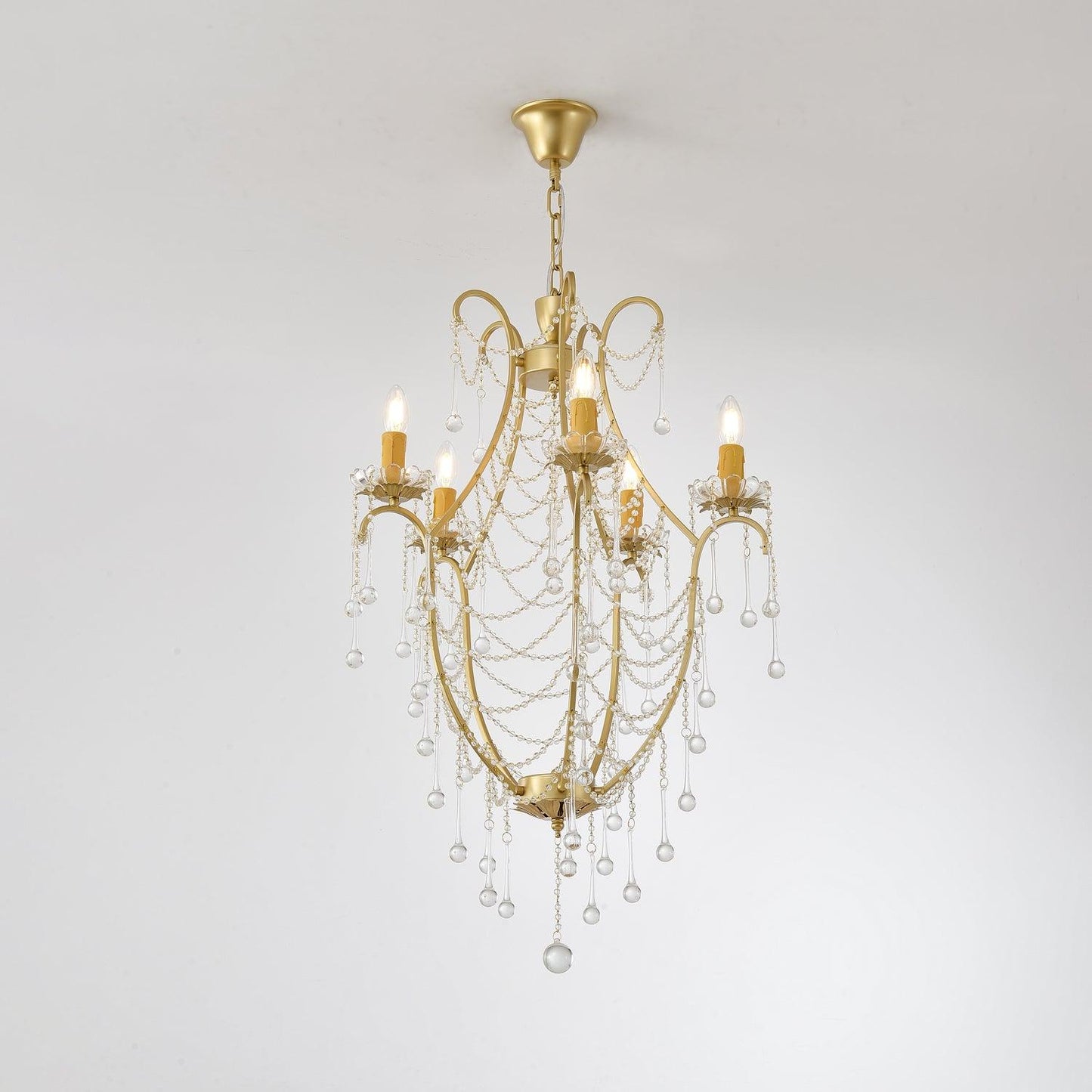 Crystal Birdcage Chandelier