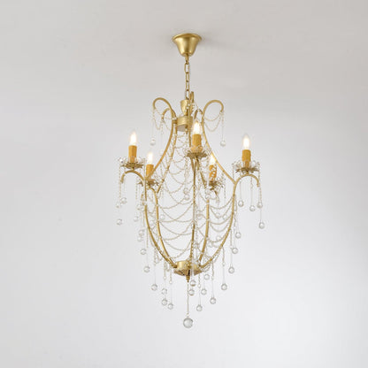 Crystal Birdcage Chandelier