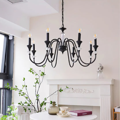 Noir Candelabra Chandelier