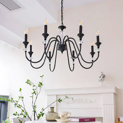 Noir Candelabra Chandelier