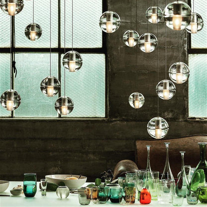 Crystal Bubbles balls Pendant Lamp