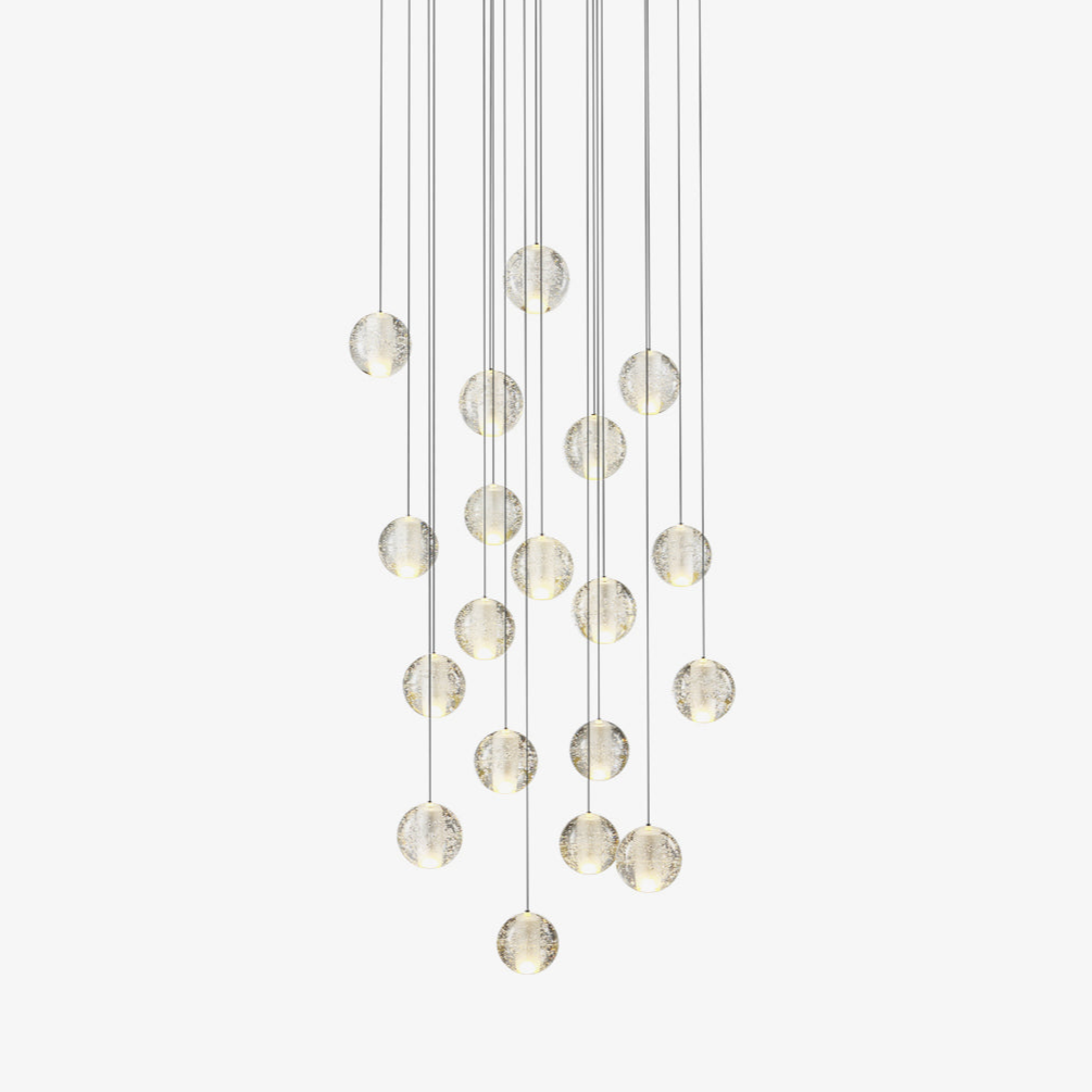 Crystal Bubbles balls Pendant Lamp