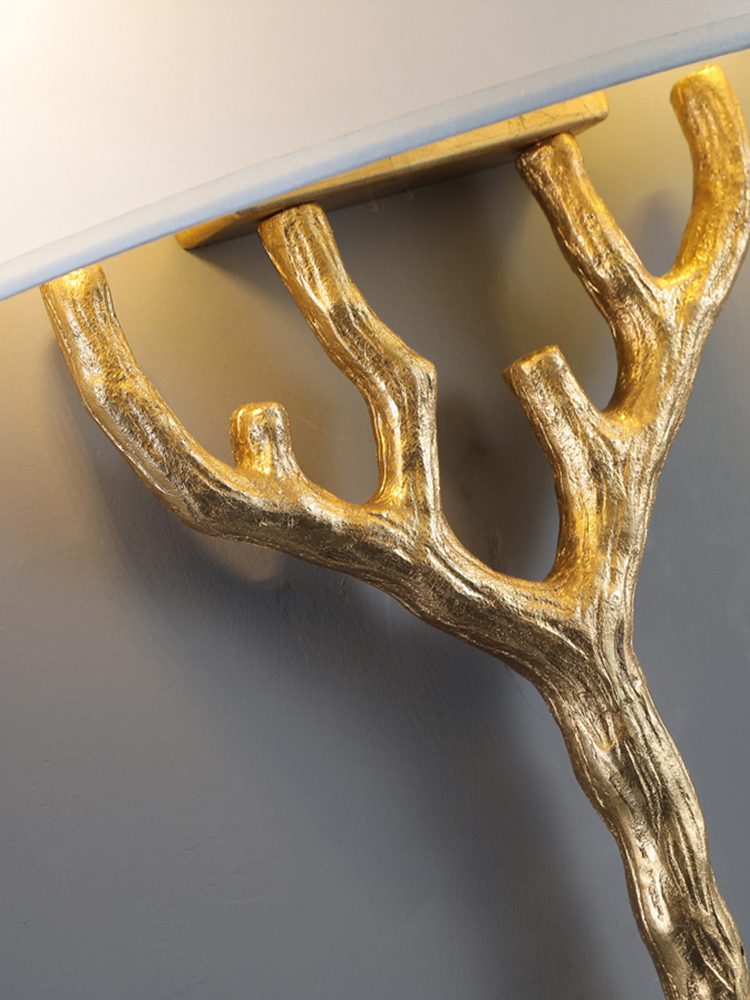 Brass Branch Wall Lamp