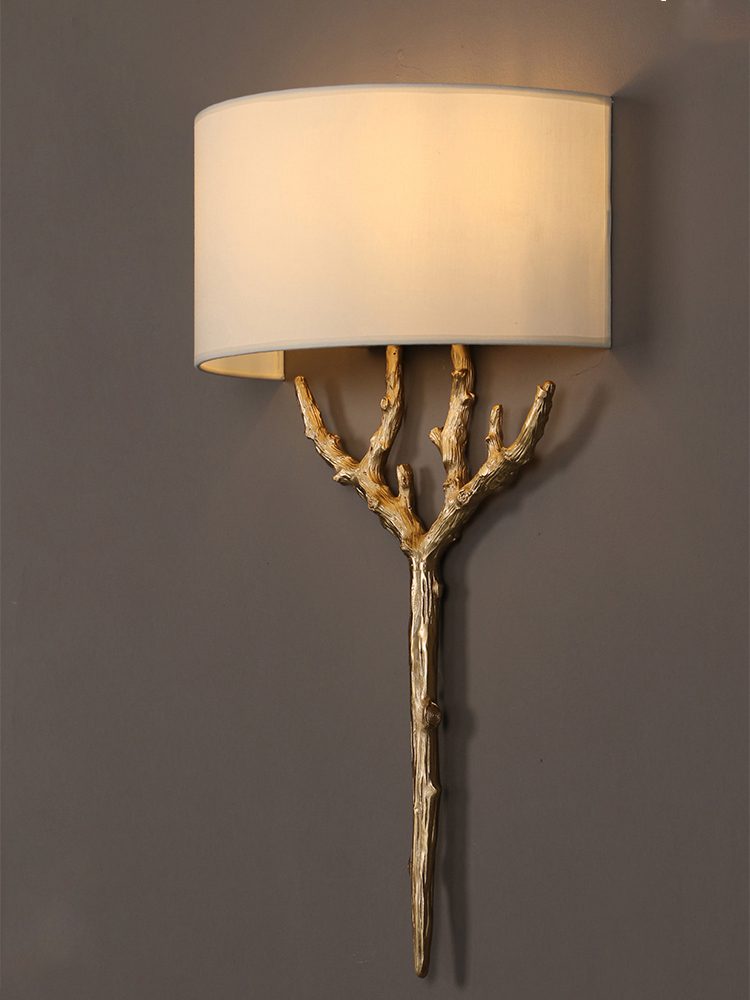 Brass Branch Wall Lamp