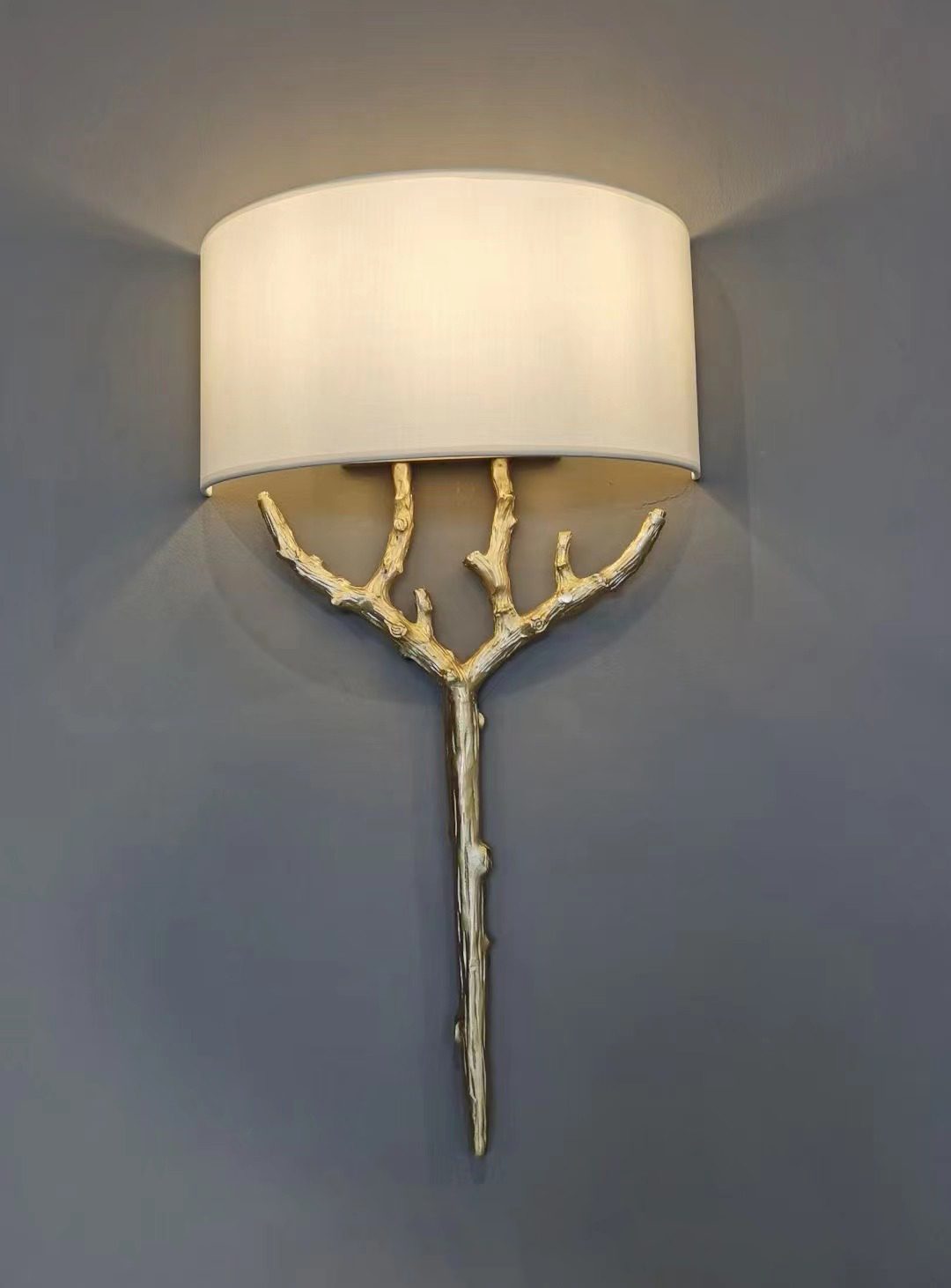 Brass Branch Wall Lamp