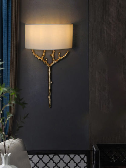 Brass Branch Wall Lamp