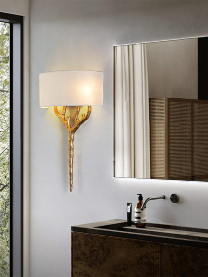 Brass Branch Wall Lamp