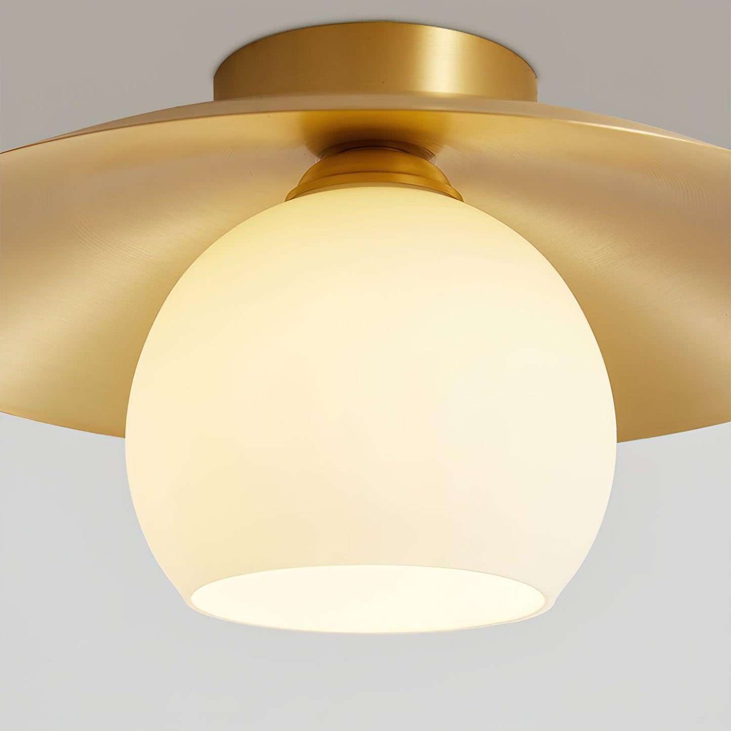 Brass Cap Ceiling Lamp