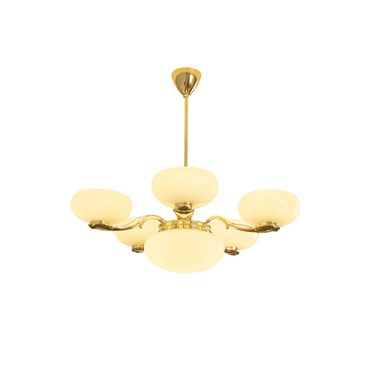 Brass Radiance Orb Chandelier