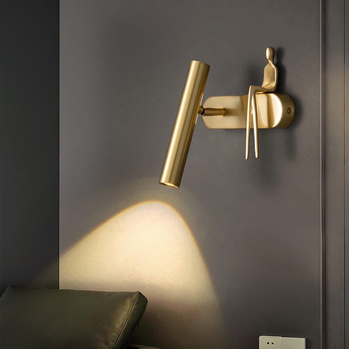 Brass Villain Wall Lamp