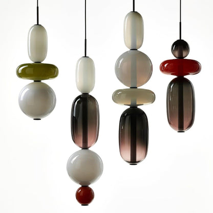 Candied Glass Combo Pendant Light